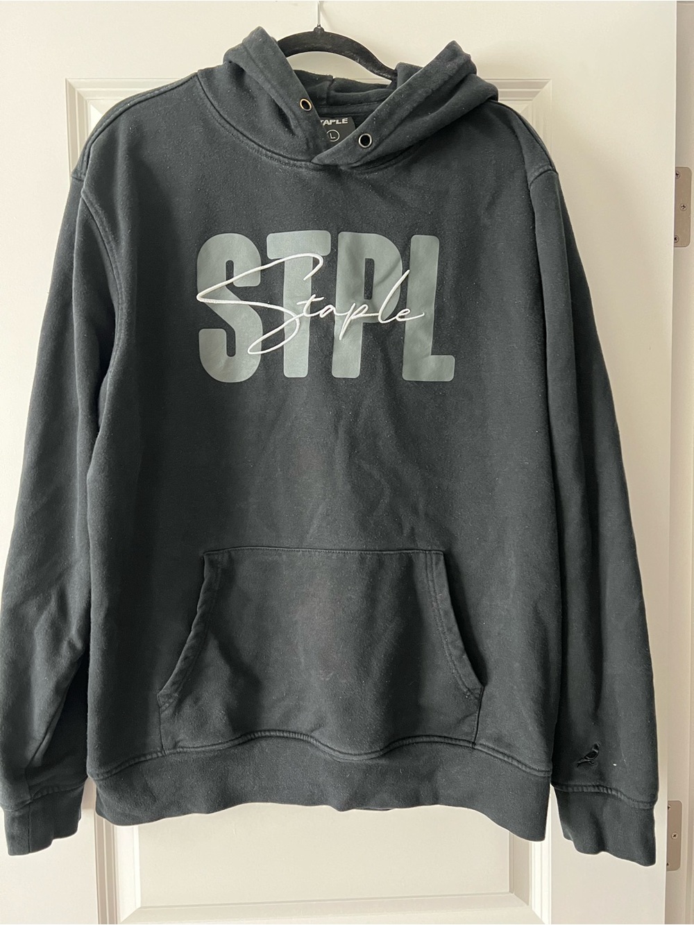 Men black Staple logo hoodie  #hoodie